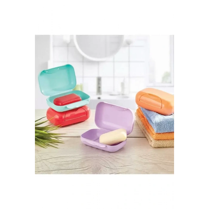 Kilitli Kapakli Sabunluk 1 Adet Royaleks-UR3144