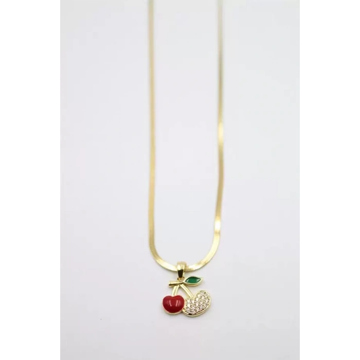 Kiraz Kolye - Altın