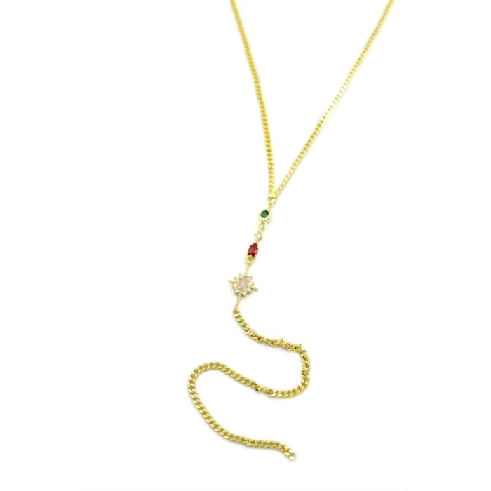 Kuzey Yıldız Y Kolye - Altın