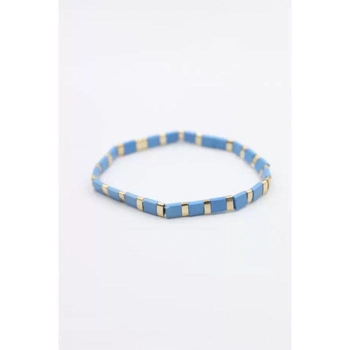 Lastikli Bileklik - Turkuaz