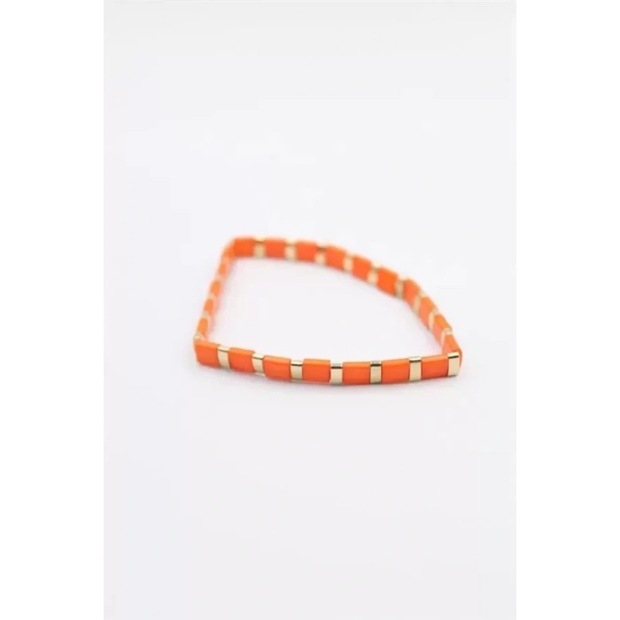 Lastikli Bileklik - Turuncu