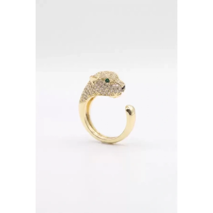 Leopar Yüzük - Altın