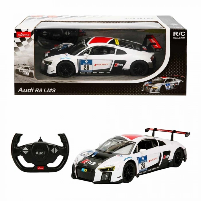 Mey İthalat® 1:14 Audi R8 LMS Uzaktan Kumandalı Işıklı Araba