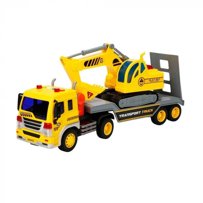 Mey İthalat® 1:20 Sesli ve Işıklı Transporter Taşıyıcı Tır
