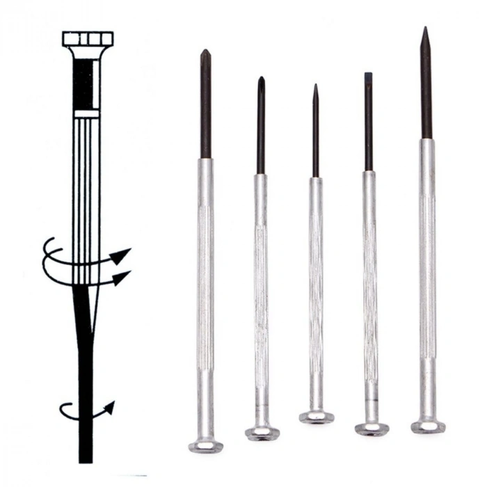 Mey İthalat®  16 Parça Hassas Tornavida Seti Saatçi ve Telefoncu Tornavidası