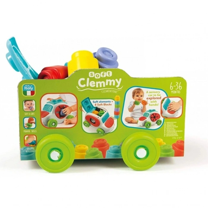 Mey İthalat® 17315 Soft Clemmy - Yumuşak Blok Duyusal Araba 6-36 ay