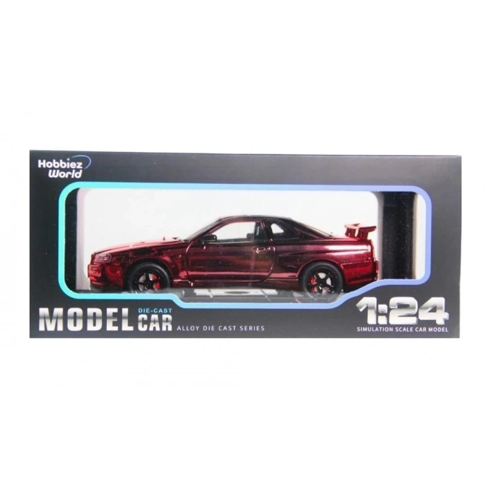 Mey İthalat® 1901-300 HOBBİEZ WORLD 1/24 R34 SHİNNY COLORS-EKN