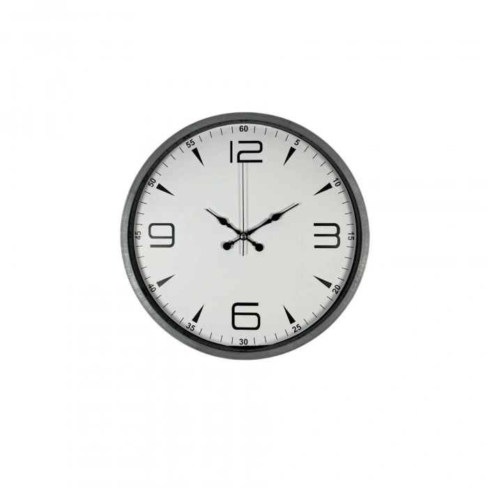 Mey İthalat® 36 Cm Gri Şıklık Duvar Saati
