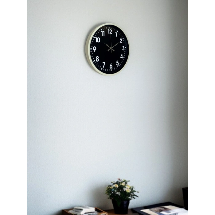 Mey İthalat® 36 Cm Krem Zarif Duvar Saati