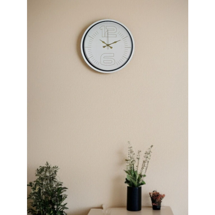 Mey İthalat® 36 Cm Zarif Ve Şık Duvar Saati