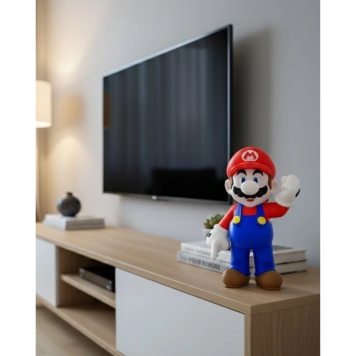Mey İthalat® 3D Süper Mario Dekoratif Biblo Koleksiyonluk Oyun Karakteri Figürü