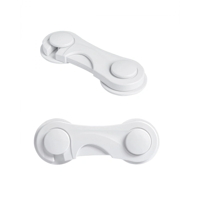 Mey İthalat® 4 Adet Çok Amaçlı Dolap Güvenlik Kilidi Çocuklara Karşı Koruyucu Çözüm