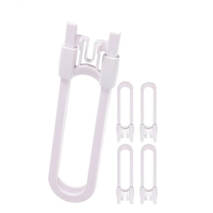 Mey İthalat® 4 Adet Dolap Kapak Kilidi Ev İçi Güvenlik İçin Pratik Koruma Seti