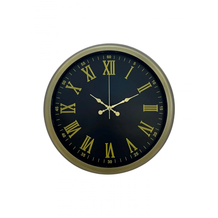 Mey İthalat® 40 Cm Metal Vintage Roma Rakamlı Duvar Saati