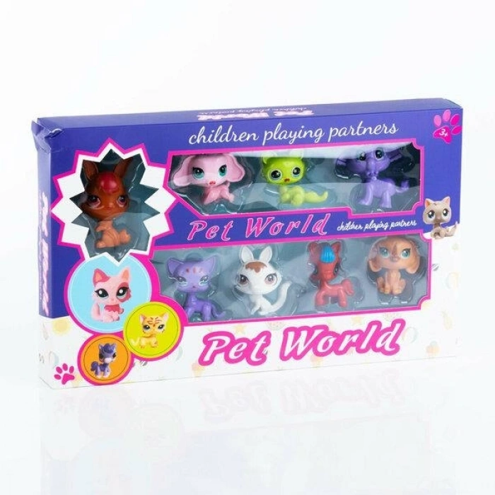 Mey İthalat® 8 Lİ KUTULU SEVİMLİ HAYVANLAR