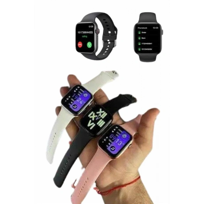 Mey İthalat® Akıllı Saat Yeni Nesil Android ve İOS Uyumlu Titreşim Modlu Alarm Kronometre