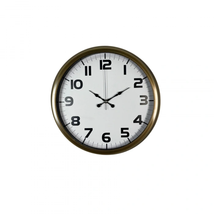 Mey İthalat® Antik Stil Eskitme 40 Cm Metal Duvar Saati