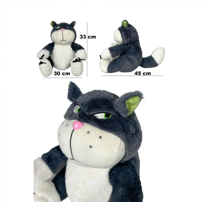 Mey İthalat® Asabi Sabri Kedi Orijinal Model Tombik Kızgın Kedi 33 cm