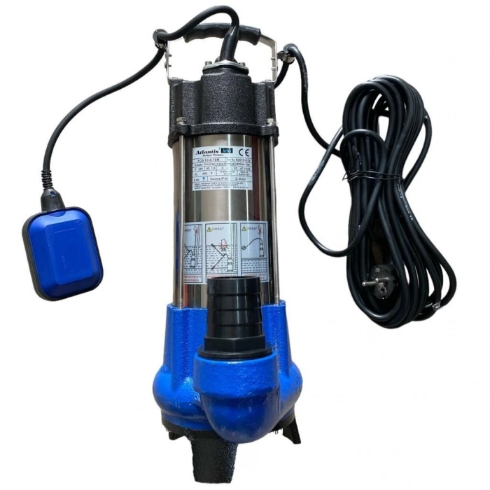 Mey İthalat® Atlantis FOS10-0,75M Açık Fanlı Foseptik Pompası 1 hp