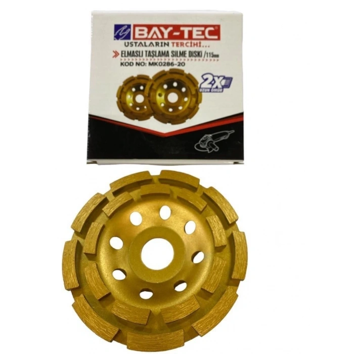 Mey İthalat® Baytec MK0286-20 Elmas Taşlama Silme Diski 115 mm