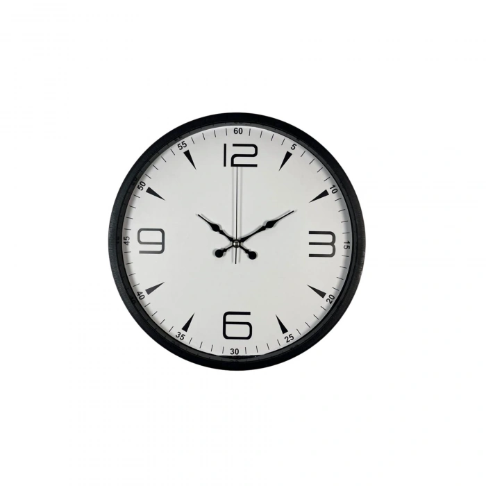 Mey İthalat® Black Classic 36 Cm Duvar Saati