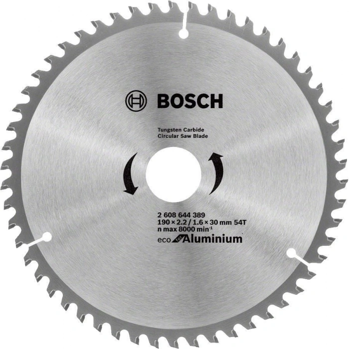 Mey İthalat® Bosch Alüminyum Daire Testere Bıçağı 190x30 mm 54 Diş