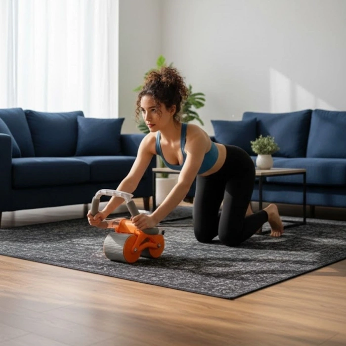 Mey İthalat®  Dijital Sayaçlı Çek-Bırak Mekik Aleti – Karın ve Core Güçlendirici Evde Spor Aleti