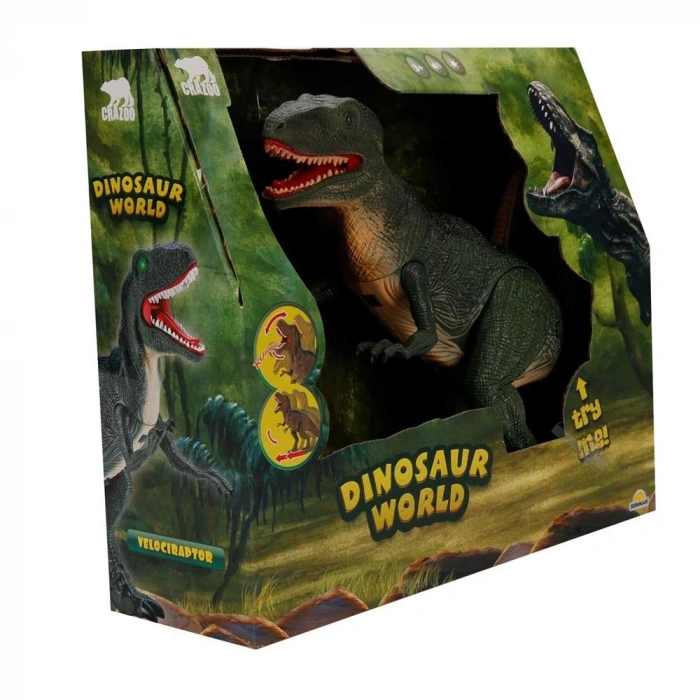 Mey İthalat® DİNOZOR HARAKETLİ SESLİ VE IŞIKLI