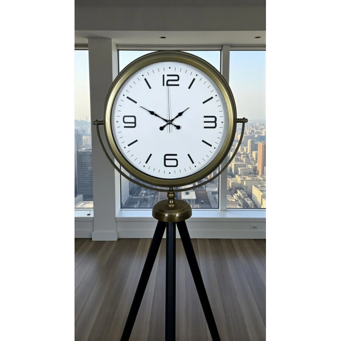 Mey İthalat® Elegant Vintage Tripod Ayaklı Saat