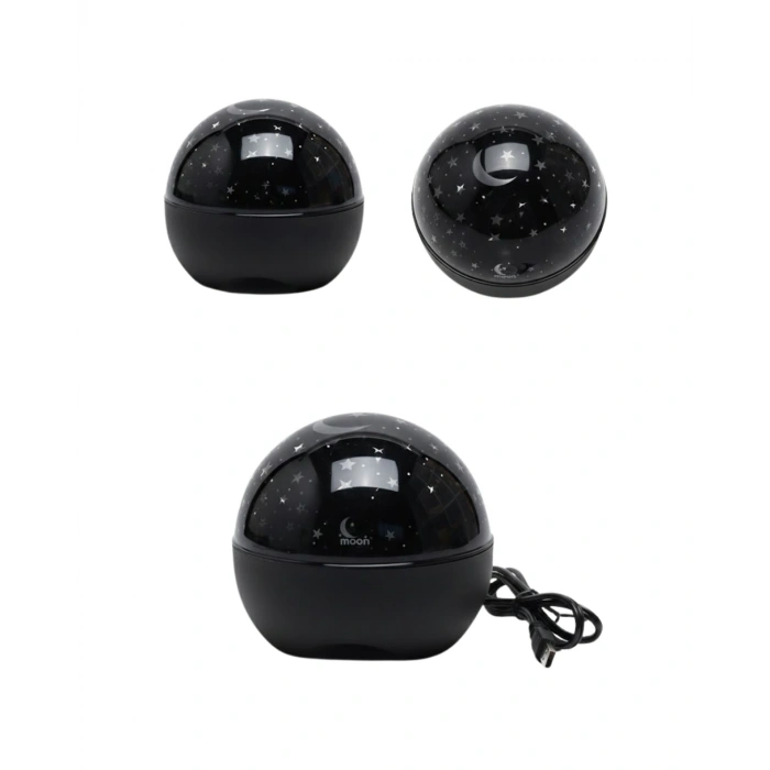 Mey İthalat® Fişli Yıldız Projektör Gece Lambası Müzikli