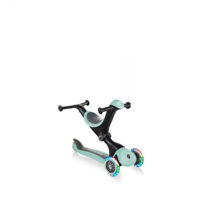 Mey İthalat® Globber Go Up Deluxe Scooter (Işıklı) Mint Yeşili