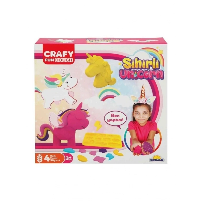 Mey İthalat® HAMUR SET KÜÇÜK SİHİRLİ UNİCORN PARMAK