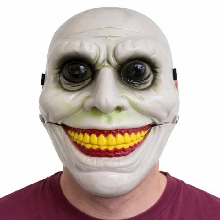 Mey İthalat® Hareketli Çene Mekanizmalı Korku Maskesi Yeşil