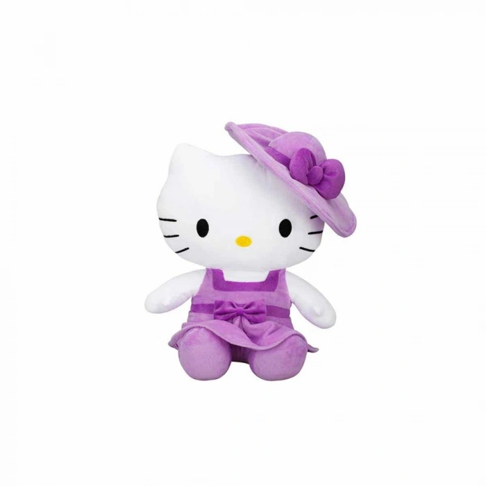 Mey İthalat® Hello Kitty Şapkalı Peluş Oyuncak 36 cm.1 Adet Fiyatıdır