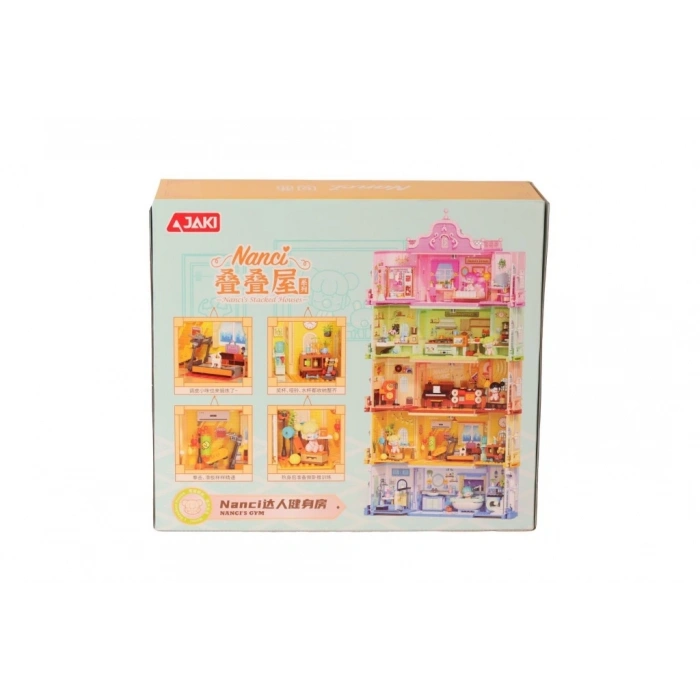 Mey İthalat® HK131 JAKİ SPOR SALONU 279 PARÇA BLOCK OYUNCAK