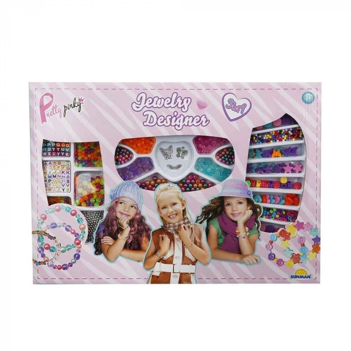 Mey İthalat® Hobi Set 3 in 1 Set Boncuk Takı Tasarım Seti