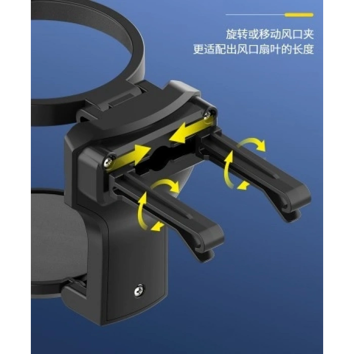 Mey İthalat® Katlanabilir Araba Bardak Şişe Tutucu