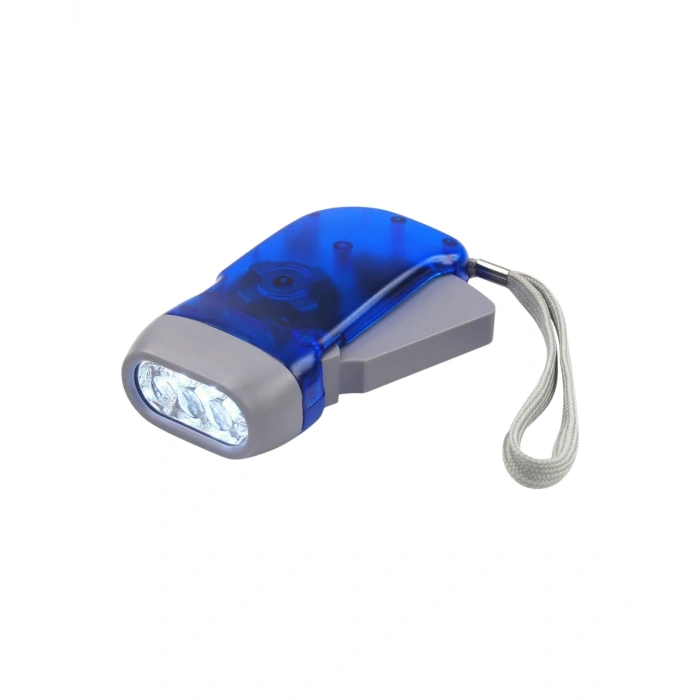 Mey İthalat® Kendiliğinden Şarjlı El Feneri 3 LED Enerjisiz Çalışan Pratik Tasarım