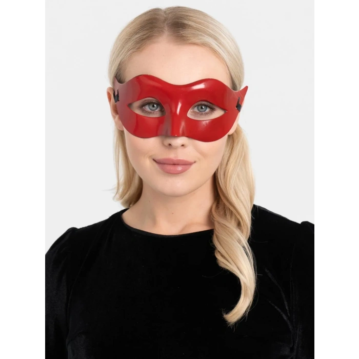 Mey İthalat® Kırmızı Renk Masquerade Kostüm Partisi Venedik Balo Maskesi