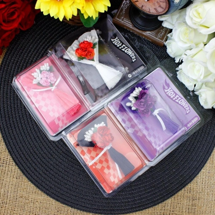 Mey İthalat® KR12169 ASORTİ FLOWERS MİNİ ÇİÇEK BUKETİ-KARE