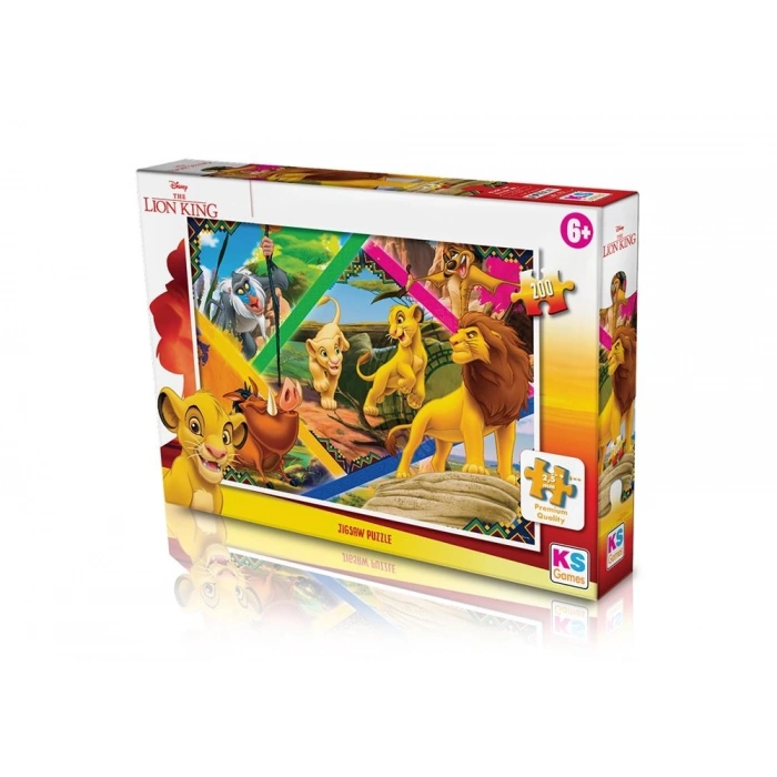 Mey İthalat® Ks Games 200 Parça Lion King Puzzle