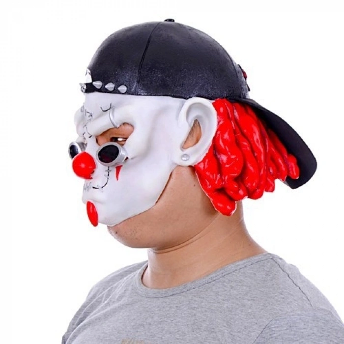 Mey İthalat® Lateks Şapkalı Gözlüklü Beyaz Maske