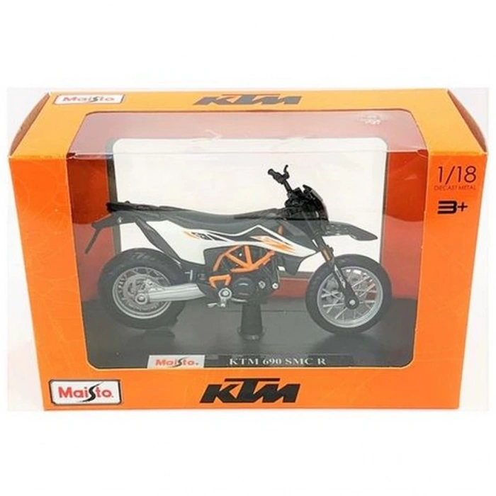 Mey İthalat®  Maisto 1/18 KTM 690 SMC R Motosiklet