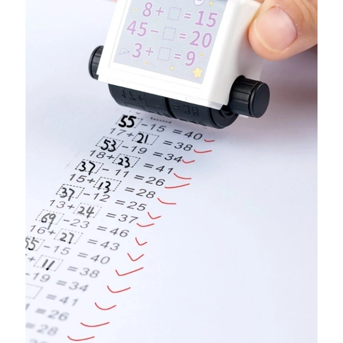 Mey İthalat® Matematik İşlem Rulosu  Boşluk Doldurmalı Set