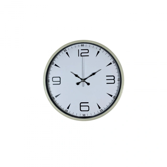 Mey İthalat® Natural Krem 36 Cm Duvar Saati