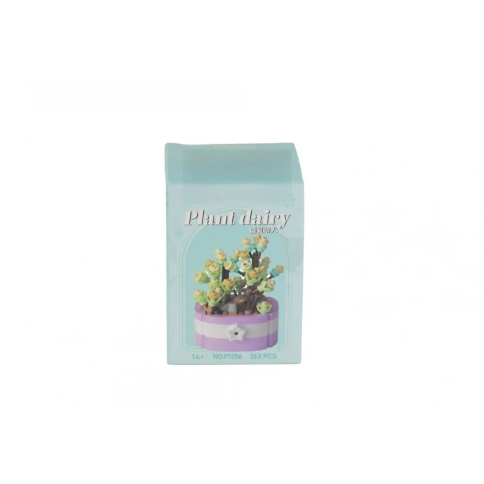 Mey İthalat® P1256 SİMÜLASYON ÇİÇEK SERİSİ 263 PARÇA BLOCK OYUNCAK