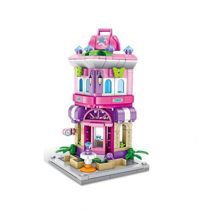 Mey İthalat® P657038 ÇANTA DÜKKANI 266 PARÇA BLOCK OYUNCAK