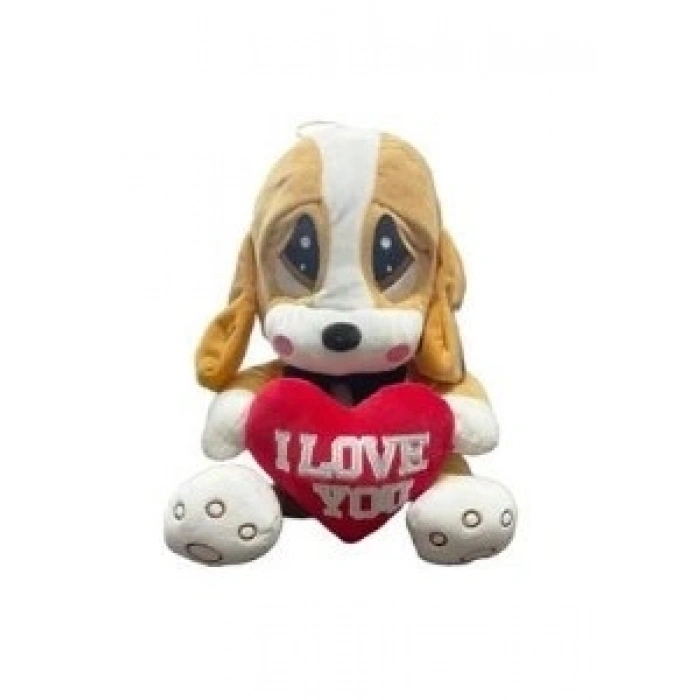 Mey İthalat® PELUŞ 40CM ÜZGÜN KÖPEK HALLEY