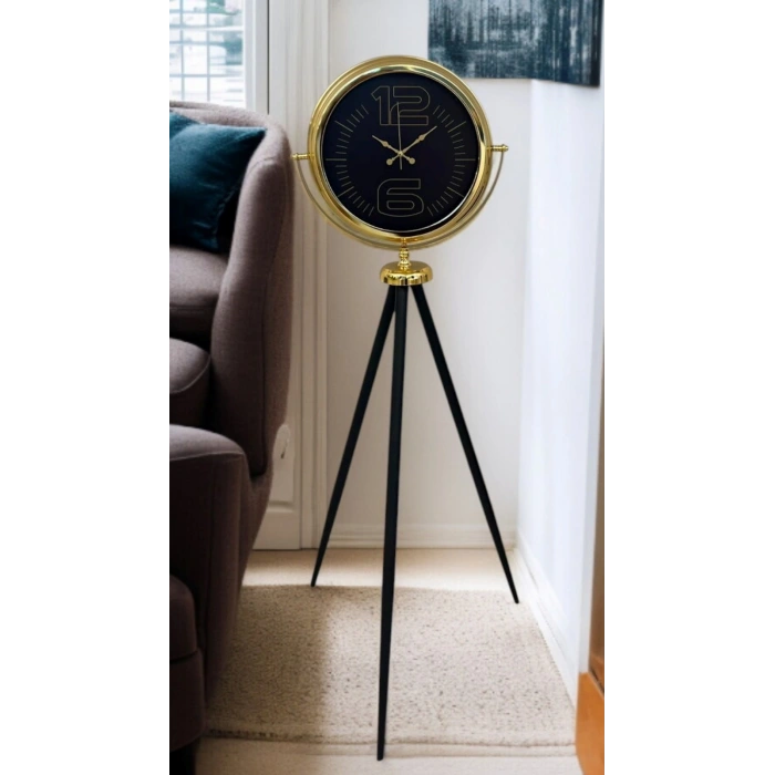 Mey İthalat® Prime Gold Şık Tripod Ayaklı Saat