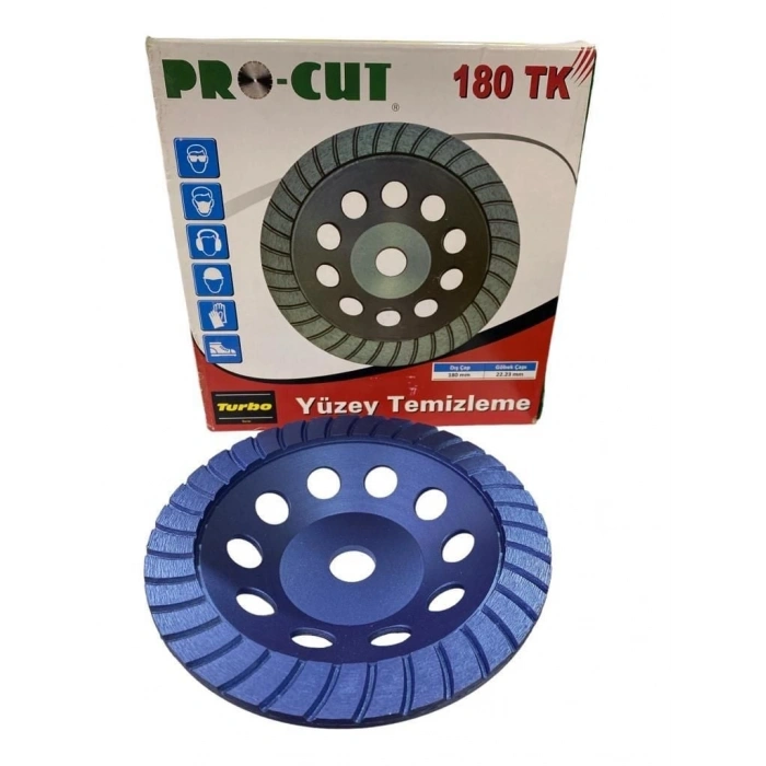 Mey İthalat® Procut 51187 Turbo Serisi Yüzey Temizleme 180 mm